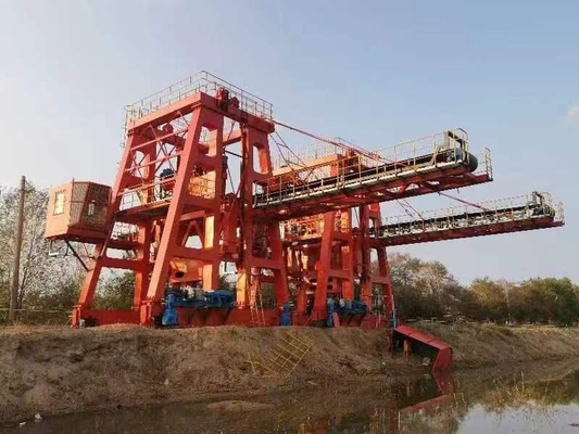 Descargador del cubo de cadena para la descarga de la piedra caliza del Railcar