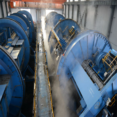 Coche de ferrocarril rotatorio que descarga el sistema para manejar el carbón en central eléctrica de energía del carbón