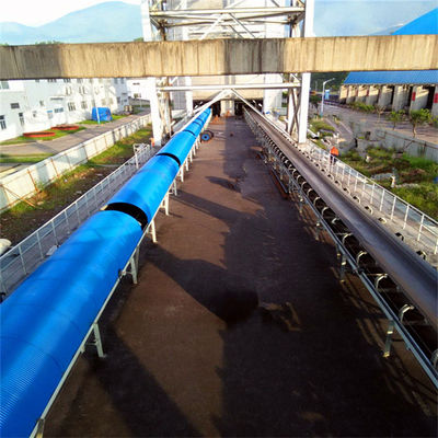 Sistema de acero de la banda transportadora de carbono para el almacenamiento del transporte del grano del carbón del mineral