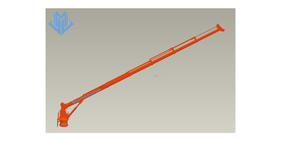 buque telescópico de Marine Crane For Onboard Multi Purpose del auge de los 3t30m