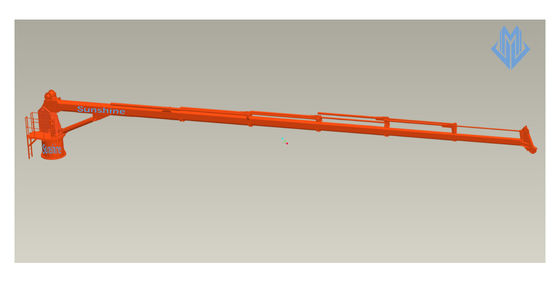 buque telescópico de Marine Crane For Onboard Multi Purpose del auge de los 3t30m