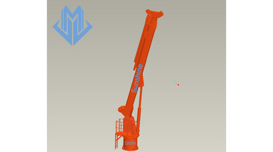 buque telescópico de Marine Crane For Onboard Multi Purpose del auge de los 3t30m