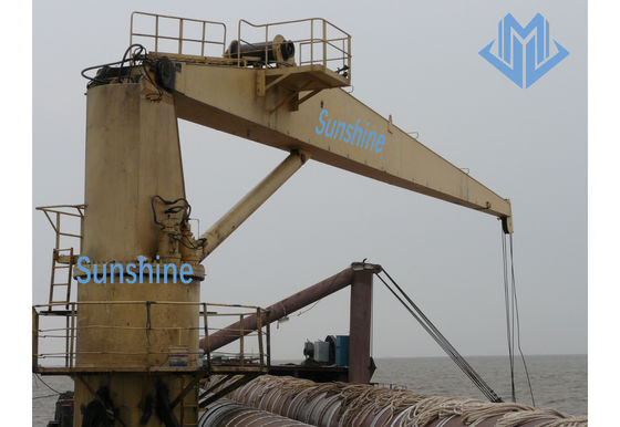 Los ABS certifican el auge tieso Marine Crane For General Cargo Handling de los 5t15m