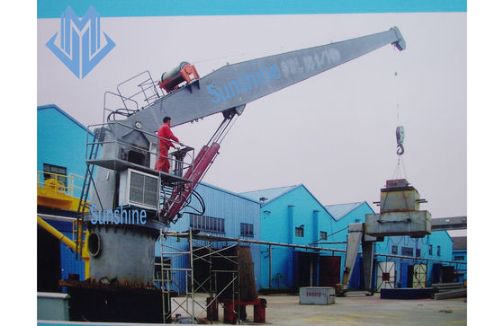 buque multi del propósito de Marine Crane For Cargo Handling On del auge tieso del 10t15m