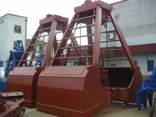 cubo hidráulico eléctrico del gancho agarrador de la cubierta del metro de 12 cubos para la dirección de las arenas
