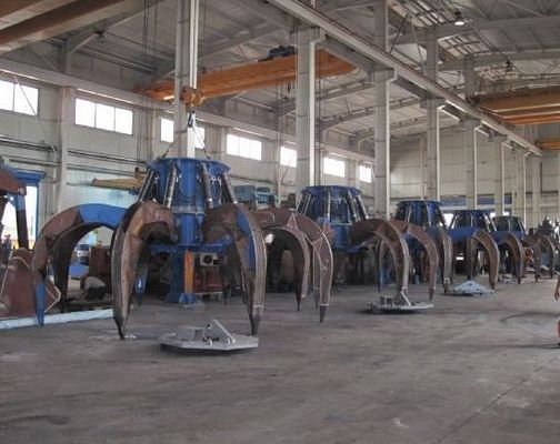 gancho agarrador hidráulico eléctrico de la cáscara de naranja para la dirección nacional de la basura