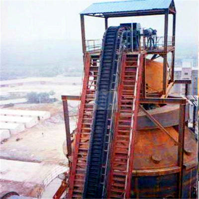 La alta pendiente pesca la manipulación de materiales con caña de Pan Conveyor System For Bulk