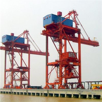 Tipo nave del gancho agarrador que descarga el sistema para descargar los materiales a granel en el terminal portuario
