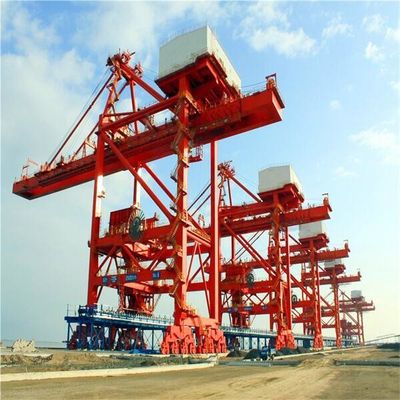 Tipo nave del gancho agarrador que descarga el sistema para descargar los materiales a granel en el terminal portuario