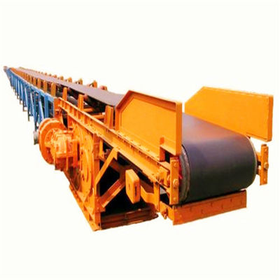Banda transportadora completamente extensible conducida eléctrica para el movimiento de materiales a granel