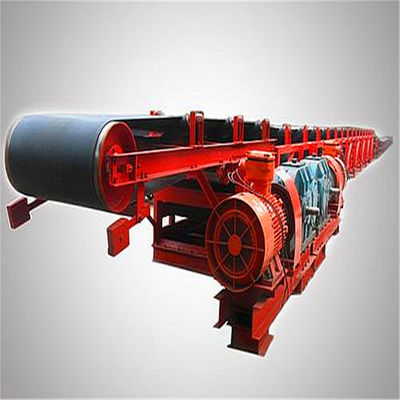 Banda transportadora completamente extensible conducida eléctrica para el movimiento de materiales a granel