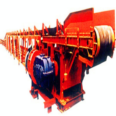 Banda transportadora completamente extensible conducida eléctrica para el movimiento de materiales a granel