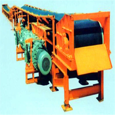 Banda transportadora completamente extensible conducida eléctrica para el movimiento de materiales a granel