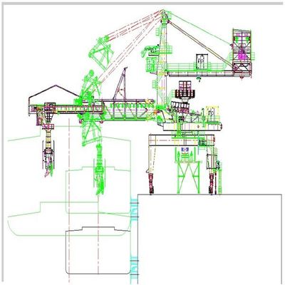 Tipo cargador de la correa de la continuidad de la capacidad de cargamento 4000t/H de la nave