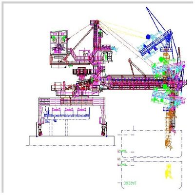 Tipo capacidad de la correa de la continuidad de los cargadores de la nave Tph 1200