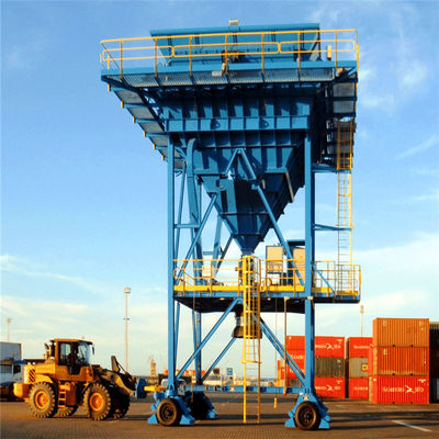 Tolva montada neumático automotor de Eco para el movimiento de materiales a granel terminal del puerto