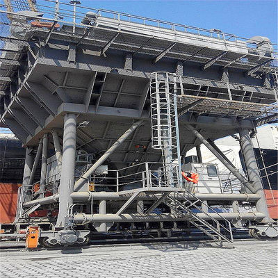 Tolva montada neumático automotor de Eco para el movimiento de materiales a granel terminal del puerto