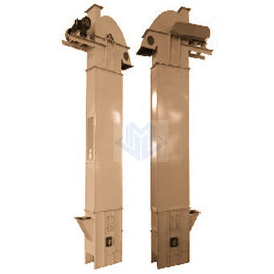 Elevador de cubo de cadena resistente del filamento doble para la transportación vertical de los materiales a granel
