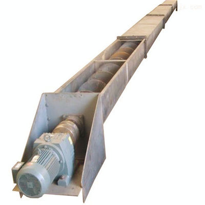 Tipo eléctrico horizontal del transportador de tornillo del canal inclinado