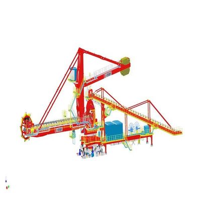 Corral material a granel que apila y que reclama el equipo para el almacenamiento del carbón