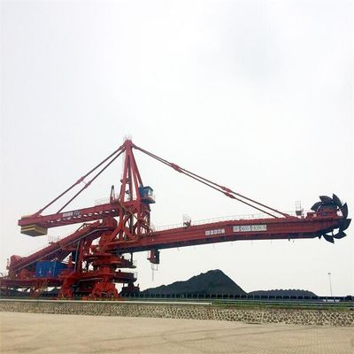 Capacidad de 5000 Tph que apila y que reclama el equipo para el movimiento de materiales a granel