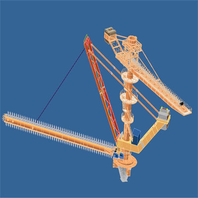 Sistema del apilador y del recuperador para el corral del carbón 2200 t/h