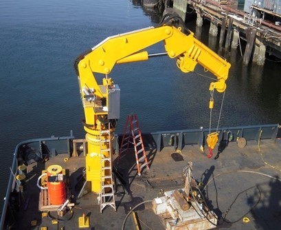 Auge hidráulico eléctrico a poca distancia de la costa Crane Engineering Multi Purpose Vessel del nudillo