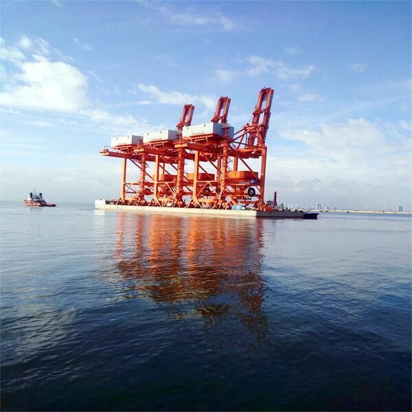 Tipo nave del gancho agarrador que descarga el sistema para descargar los materiales a granel en el terminal portuario