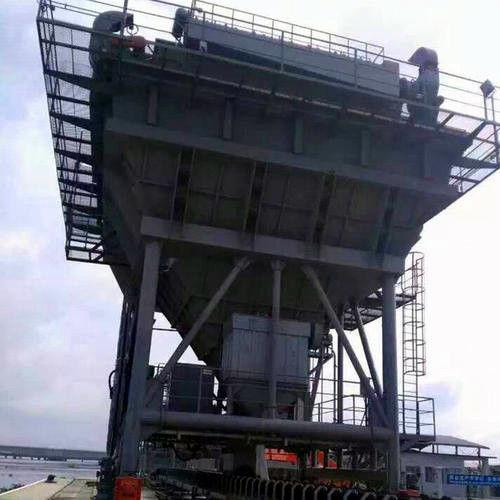 Tolva controlada polvo parecido al cartucho de Eco para la descarga de la pelotilla de madera del terminal del puerto