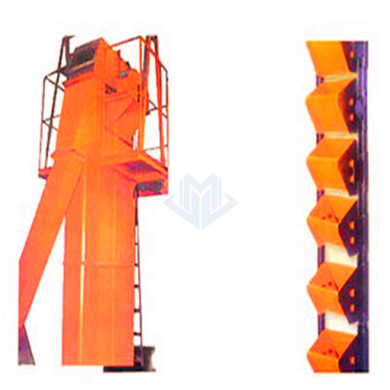 Elevador de cubo de cadena resistente del filamento doble para la transportación vertical de los materiales a granel